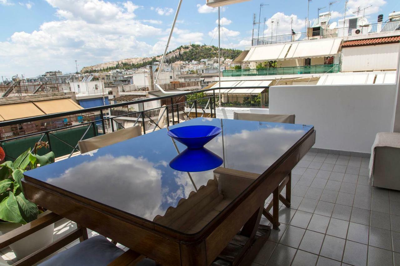 아테네 Balcony With Acropolis View 아파트 외부 사진