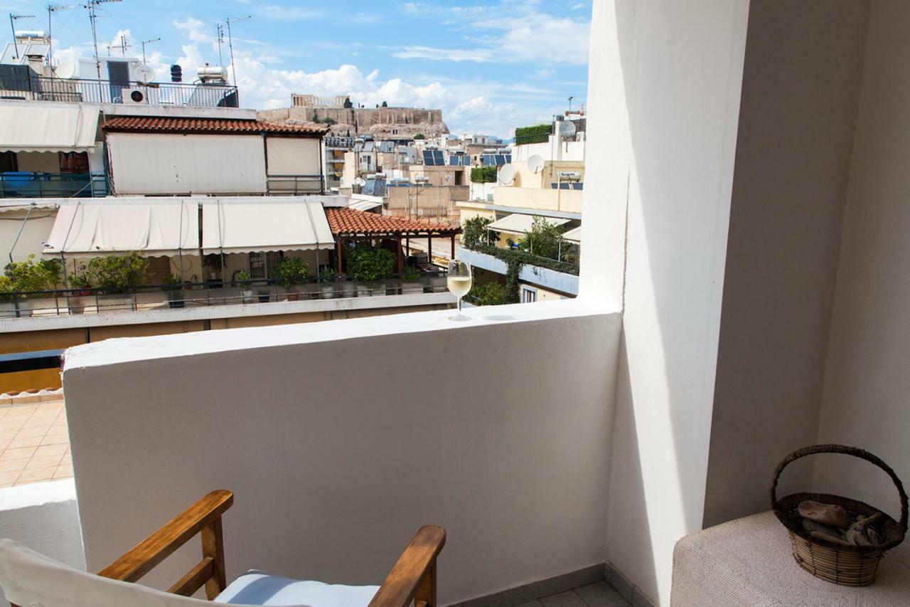 아테네 Balcony With Acropolis View 아파트 외부 사진